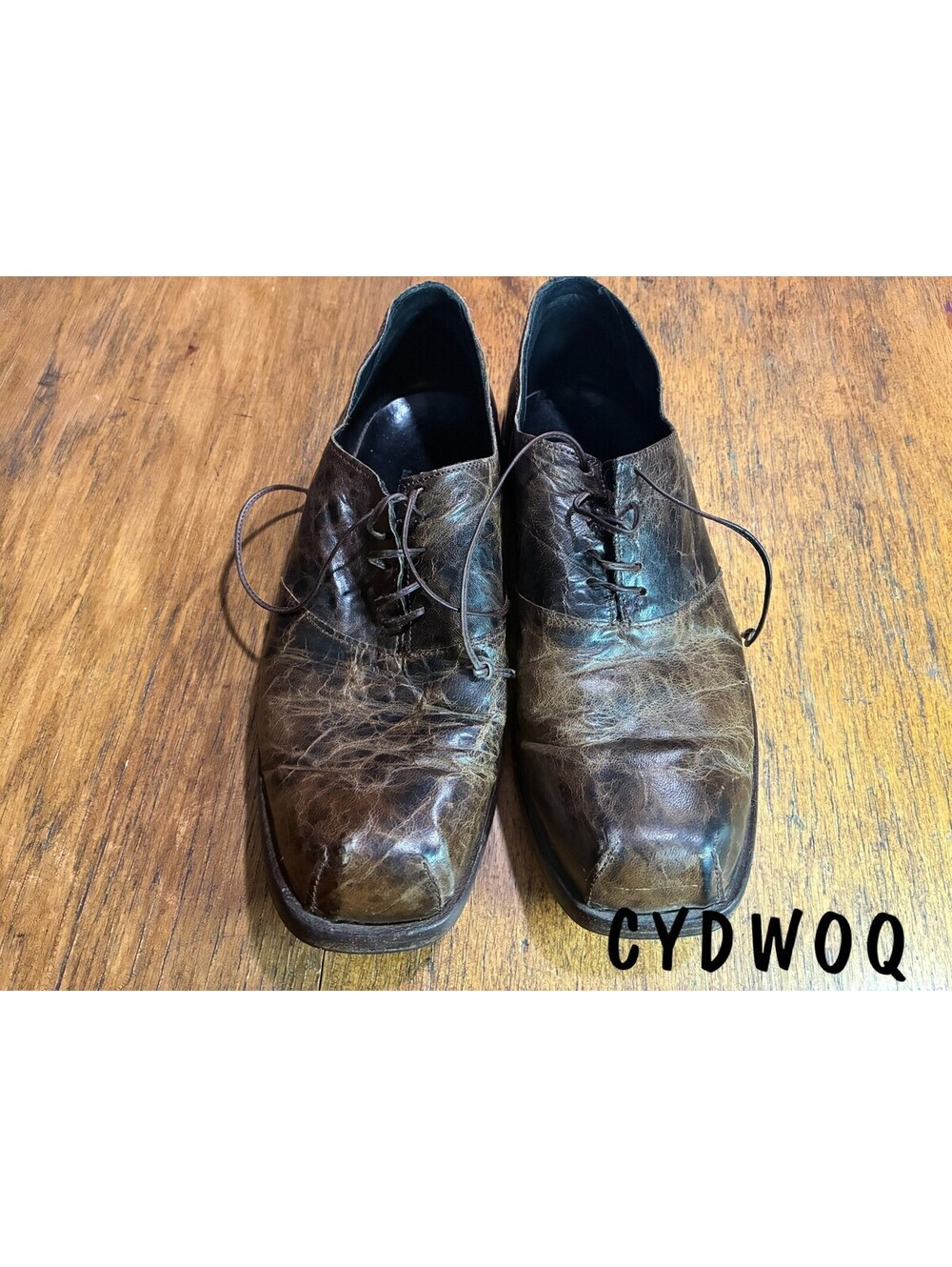 Cydwoq Date Oxford in Antique Dark Brown - 41, Womens Shoe